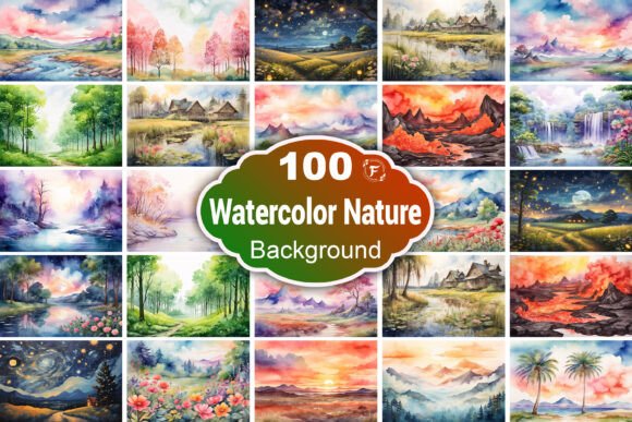 Download Watercolor Nature Background - Background Collection