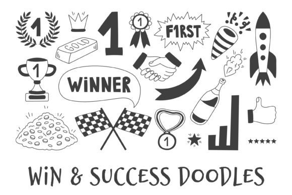 Download Win &amp; Success Doodles PNG Clipart - Success Collection