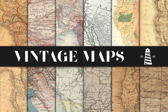 Download Vintage Maps Backgrounds - Background Collection