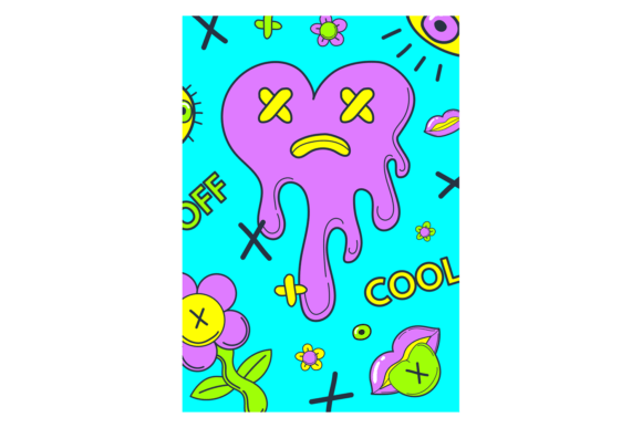 Download Hipster Style Poster. Retro 70 Hippie Gr - Retro Collection