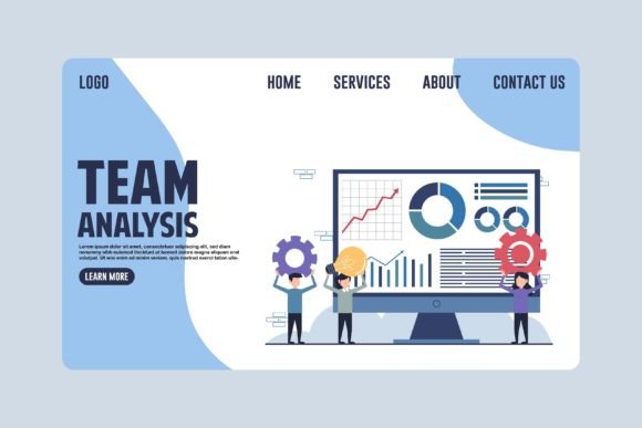 Download Professional Team Analysis Landing Page - Team Collection