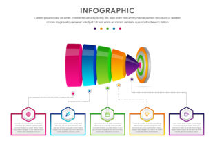 Download Infographics Arrow Projectil Hexagon - Project Collection