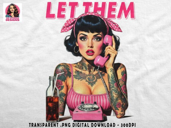 Download Tattoo Pinup Phone | Retro Pop Art - Retro Collection