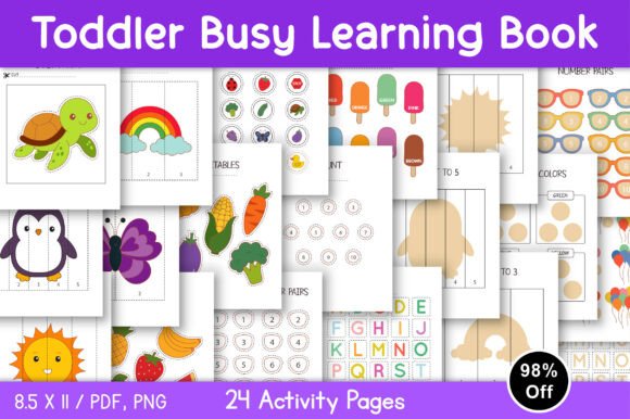 Download Toddler Busy Learning Book - Learning Collection