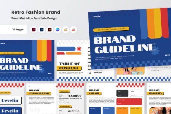 Download Retro Vintage Fashion Brand Guideline - Retro Collection
