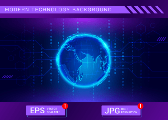 Download Modern Global Technology Background - Background Collection