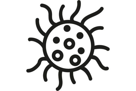 Download Virus Line Icon. Infection, Microorganis - Premium Resources