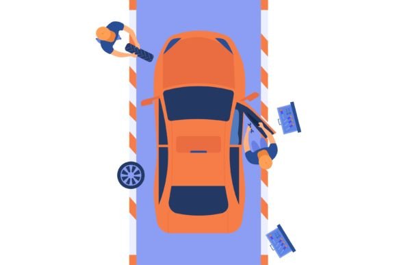 Download Automobile Service Team Working on Car, - Team Collection