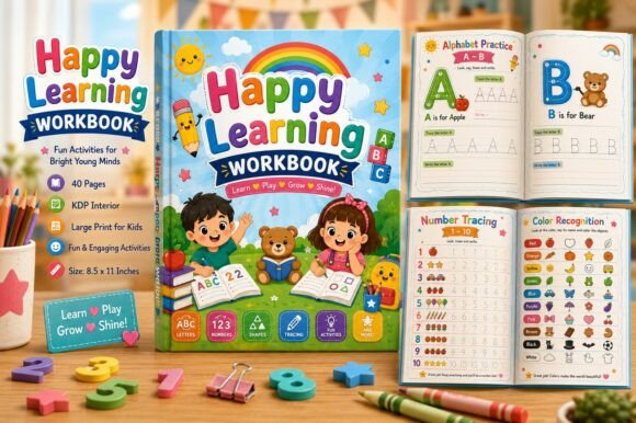 Download Happy Learning Workbook for Kids - Learning Collection