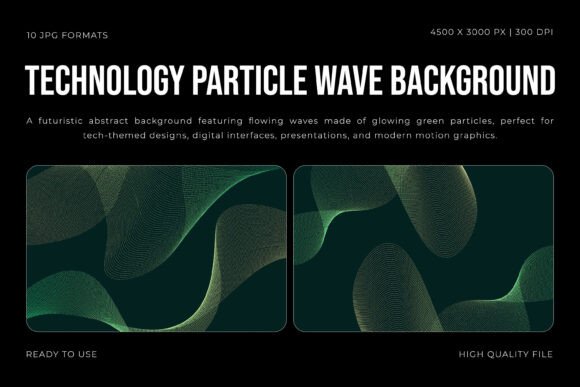 Download Technology Particle Wave Background - Background Collection