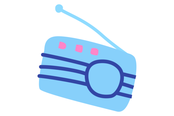 Download Radio Doodle. Hand Drawn Retro Sound Rec - Retro Collection